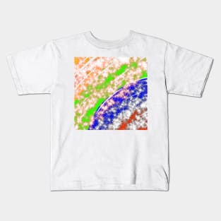 Colorful abstract glitter sparkle art design Kids T-Shirt